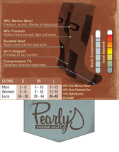 Load image into Gallery viewer, Moto Pearly - Knee high for your motorcycle boots, the perfect adventure Sock.